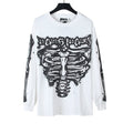 Hellstar Skeleton Ribcage Graphic Long-Sleeve T-Shirt — hero