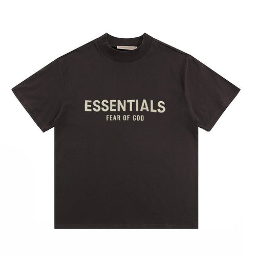 ESSENTIALS Flocked Logo Short-Sleeve T-Shirt — hero