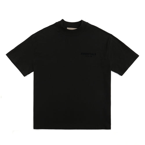ESSENTIALS Flocked Logo Graphic T-Shirt — front