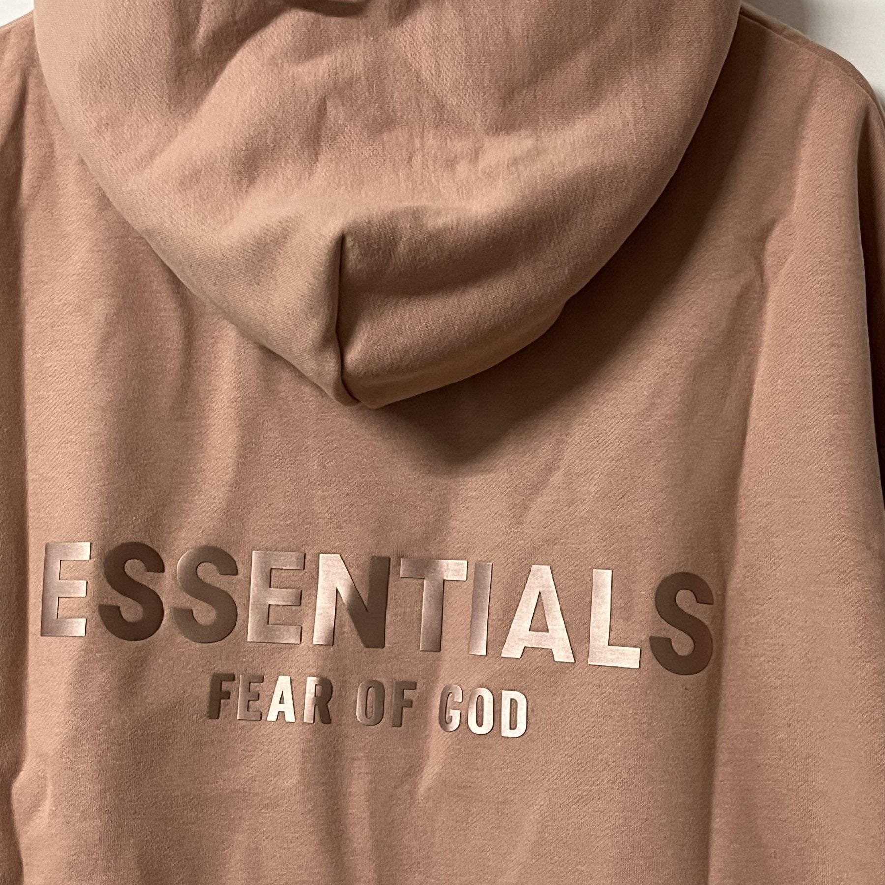 Fear of God Essentials Dusty Pink Hoodie & Sweatpants Set — detail