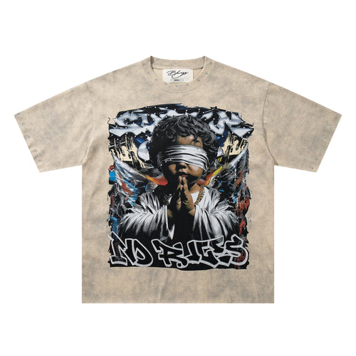 BKYS Revival Rhinestone Portrait Graphic T-Shirt — hero
